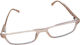Lesebrille +3.00 in Beige Farbe 02904