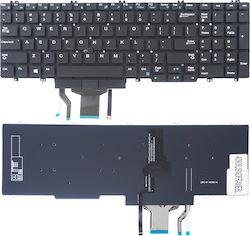 Tastatură Laptop Dell Precision 7530 15-7530 M3520 3530 M7520 7710 M7720 US Fără Ramă Iluminată Cod OEM 40908usnoframebl