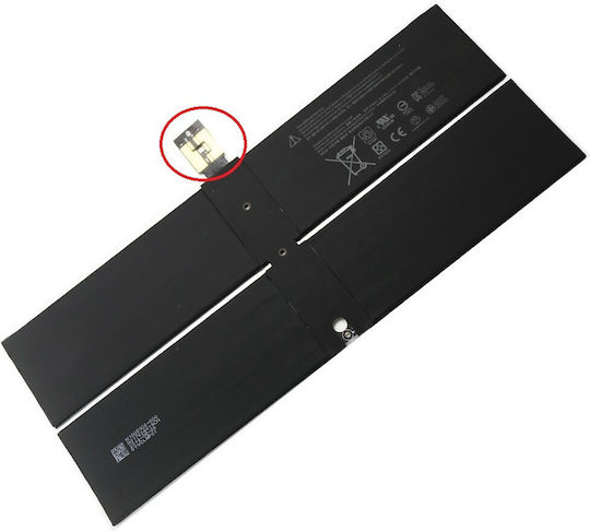 Батерия за лаптоп за Microsoft Surface 1769 Surface 1782 Surface 2-lqn-0004 Dynk01 G3hta036h 7.57v 45.2wh 5970mah OEM 1-bat0271