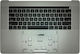 Tastatură laptop Apple MacBook Pro 15" 2017 Touch Bar A1707 EMC 3162 MPTR2LL/A MPTT2LL/A 661-06377 Carcasă superioară gri spațială Cod tastatură laptop 40626ustopcase