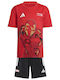 Kinder-Set mit Shorts Sommer 2Stück RED