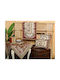 Liolios Home Sofa Cushion Burgundy 35x50cm
