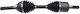 Half Axle for Isuzu D-Max