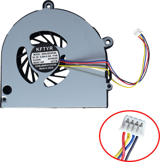Laptop CPU Cooling Fan Toshiba Satellite P770 P850 Series Dc28000ccd0 K000122760 4pin Code 80049-4pin