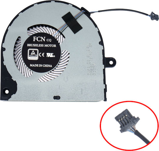 Laptop GPU Cooling Fan Dell Vostro 7500 7501 15 7500 V7500 DFS150705AF0T DFS150005AA0T FMF3 0YND40 YND40 CN-0YND40 023.100JT.0021 PB7008S05HN2 4pin Code 81133