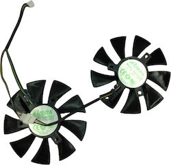 Ανεμιστηράκι Gpu Cooling Fan Zotac Geforce Gtx 1060 Gtx 1070 Mini Ga91s2h-pfττ 85mm 40mm Oem Κωδ 80845