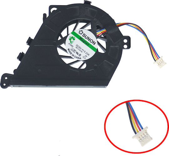 Ανεμιστηράκι Laptop Cpu Cooling Fan Dell Latitude E5430 5430 82jh0 082jh0 0f2t82 Mf60120v1-c430-g9a Dc28000afvl Dc280000afsl 4pin Κωδ.81056