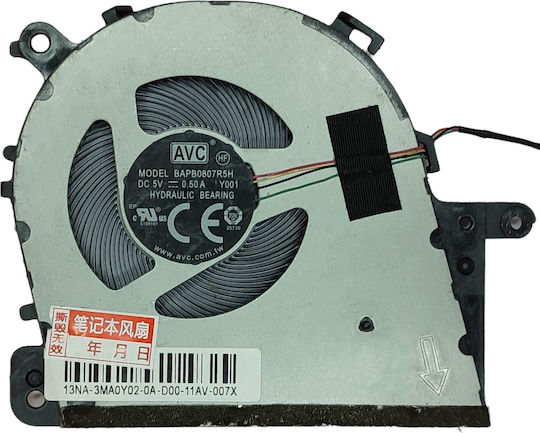 Laptop CPU Cooling Fan Lenovo S145-14iwl S145-14ast S145-14api S145-14ikb S145-14iil V14-are V14-ikb V14-iwl V14-iil V14-ada Flau Dc28000dxf0 Dfs200105lp0t OEM Code 80911