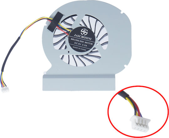 Ανεμιστηράκι Laptop Cpu Cooling Fan Independent Graphics Dell Latitude E6420 P15gd P15g001 Mf60120v1-c220-g99 7mjyv 07mjyv At0fe003ss0 4pin Κωδ.81156