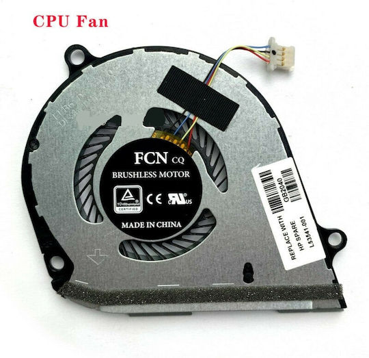Ανεμιστηράκι Laptop Cpu Fan Hp Envy Tpn-w142 X360 15-ds 15-dr L53541-001 L53542-001 Κωδ 80709