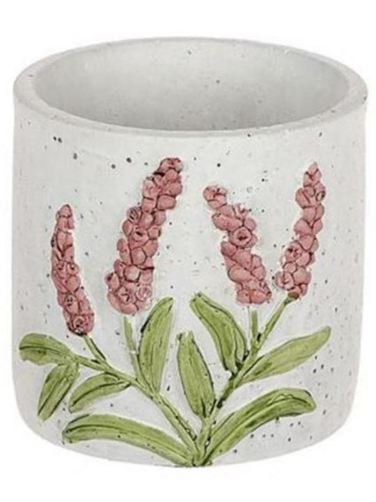 Atmosphera Salvia Pflanzentopf Keramik Weiß 10x...