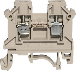 Elmark Screw Terminal Block 6mm2 Hf Pa66 Ul94 Red