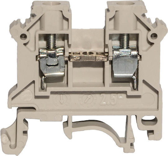 Elmark Screw Terminal Block 6mm2 Hf Pa66 Ul94 Blue