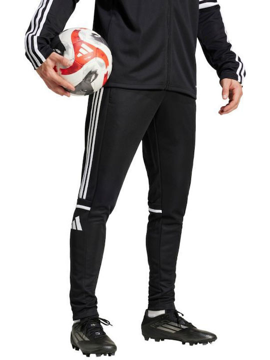 Squadra Jogginghose Glänzend ohne Gummizug Schwarz