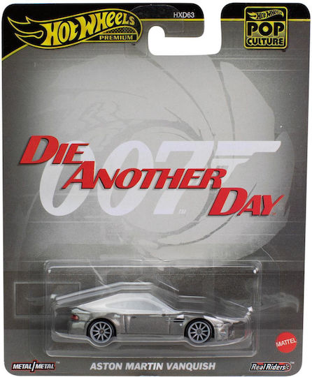 Premium Mașinuță Cultură Pop Premium 007 Die Another Day Aston Martin Vanquish Scară 1:64 pentru 3+ Ani