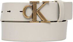 Calvin Klein Leder Damen Gürtel Grau