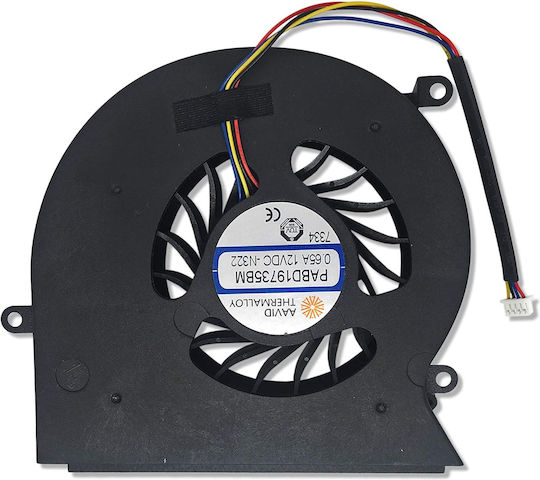 Ανεμιστηράκι Laptop Cpu Cooling Fan Msi Ms-16l1 Ms-16l2 Ms-16l3 Gt62 Gt62vr 6re Gt62vr 7re Pabd19735bm-n322 4 Pin Κωδ.80618