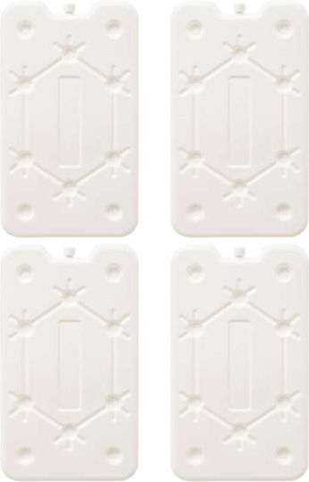 Set 4 White Tablets Cooler Box 400 Ml 15 X 1.5 X H 25 Cm