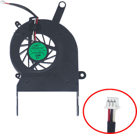 Laptop CPU Cooling Fan Toshiba Satellite L30-10v L30-10s L30-10t Qosmio F30 Ab7205hx-tb3 3cbl1ta010 B3112.13.v1.f.gn 3pin Code 81036