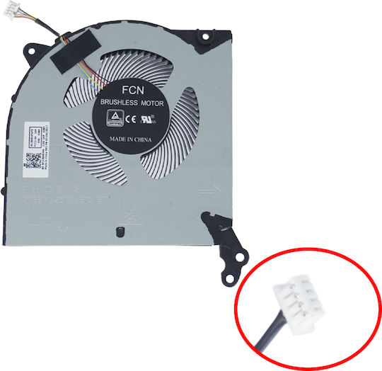 Laptop CPU Cooling Fan Lenovo Legion R7000 2020 China Only 82b6 82b6000acd 5f10s13914 5f10s13917 Dc28000faf0 81y6 Dfs5m325063b1c Fm9h 4pin Code 80985
