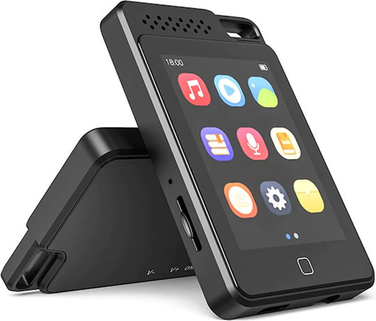 Ruizu C1 MP3 Player (64GB) με Οθόνη Αφής 2.4" Μαύρο