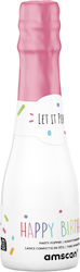 Pink Confetti Cannon Bottle 16cm