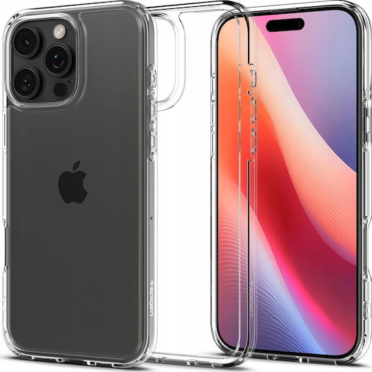 Spigen Crystal Hybrid Crystal Back Cover Σιλικόνης Διάφανο (iPhone 16 Pro Max)