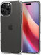 Spigen Crystal Flex Crystal Back Cover Σιλικόνης Διάφανο (iPhone 16 Pro Max)