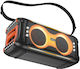 Hoco Karaoke Speaker with Wireless Microphones and Lighting Effects HA9 Black