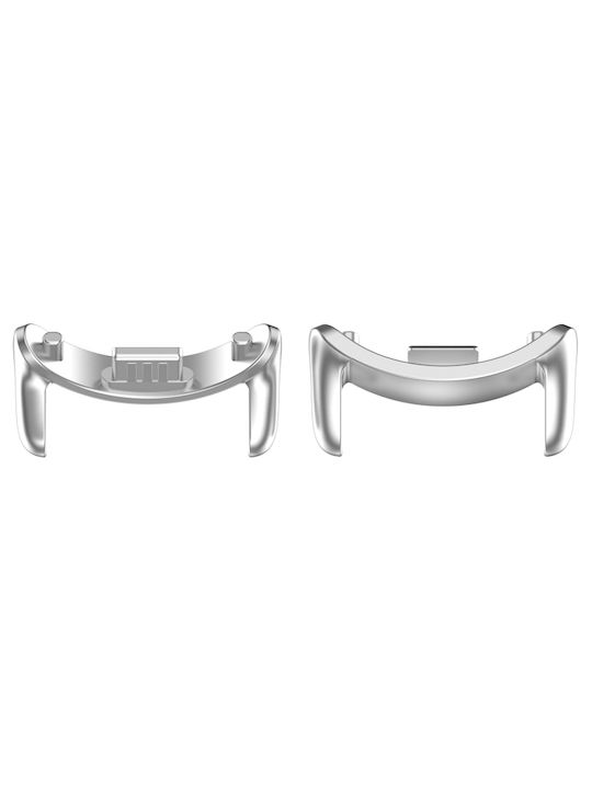 Xiaomi Smart Band 9 14mm 1 Ζεύγος Μεταλλικό Συνδετήρα Ζώνης Ρολογιών Ασημί