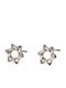 Silver Star Earrings made of Silver