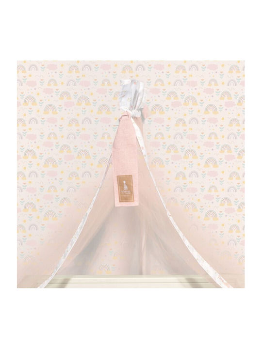 Baby Oliver Crib Mosquito Net White