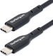 StarTech USB 2.0 Cable USB-C male - USB-C 60W PD Μαύρο 1m USB2CC1MNC