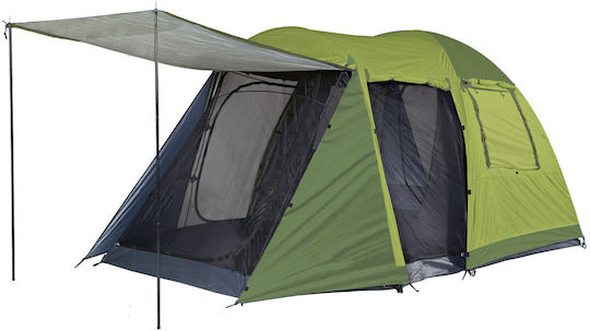 Salty Tribe Camping Tent Tunnel Green 3 Seasons For 4 People 420x250x200cm