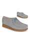 Wallabee Evosh Women's Leather Oxford Shoes Gray