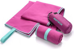 Meteor Microfiber Purple Gym Towel 80x130cm