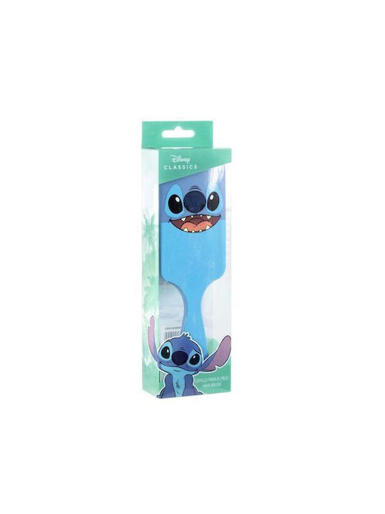 Kids Hair Brush Stitch Blue Disney