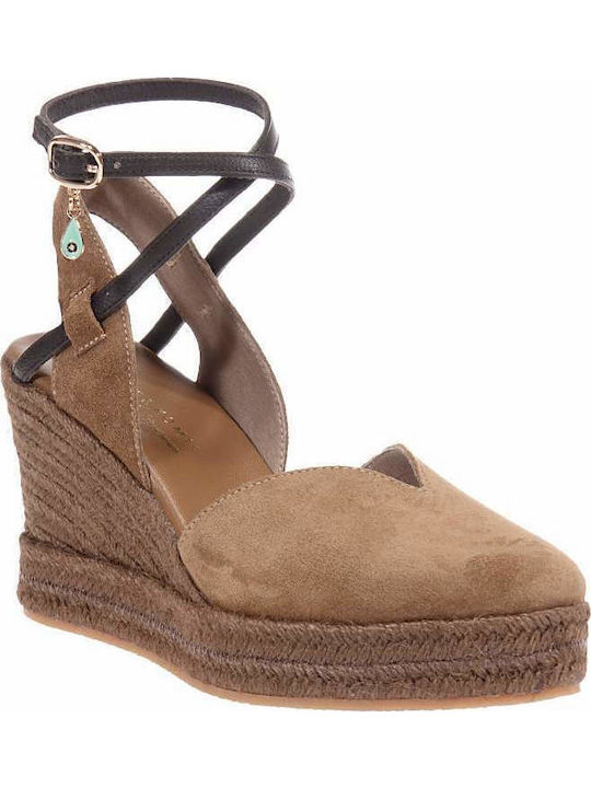 Komis & Komis Damenplattformen im Espadrilles-S...