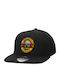 Șapcă Adult Guns N' Roses Flat Snapback Negru 100% Bumbac Twill Unisex Mărime Unică