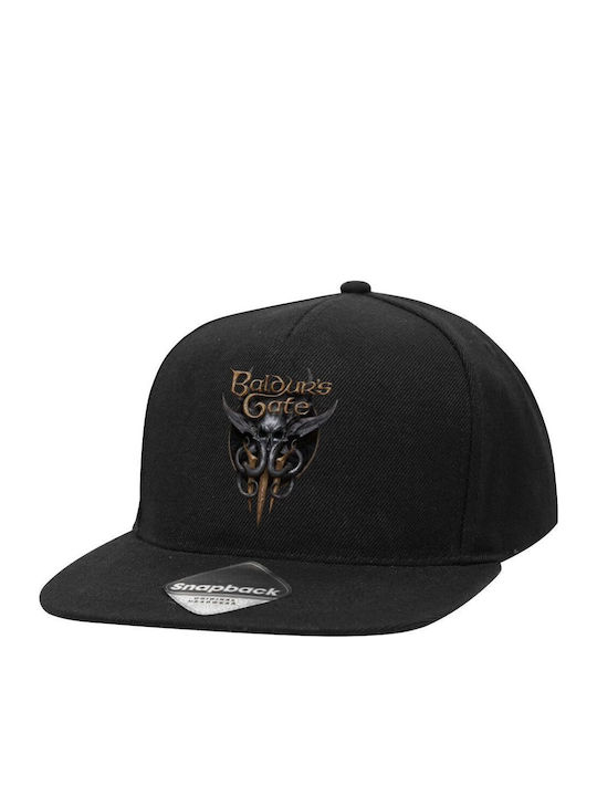 Șapcă Adult Baldur's Gate Flat Snapback Negru 1...