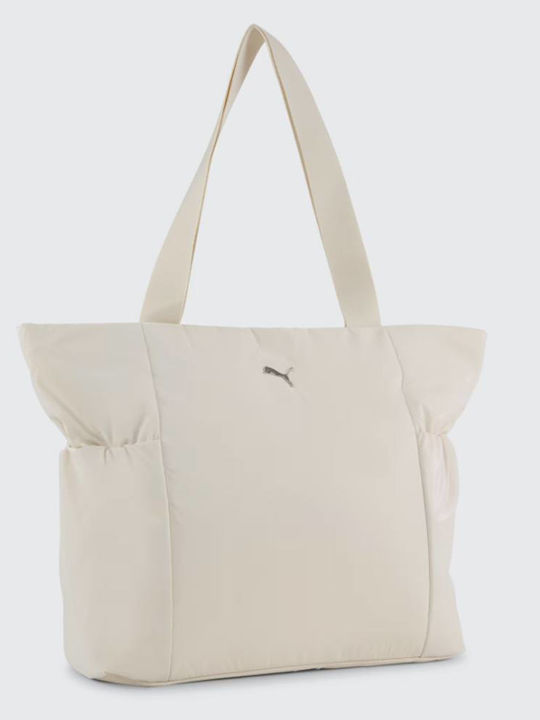 PUMA Γυναικεία Τσάντα Shopper Ώμου Μπεζ