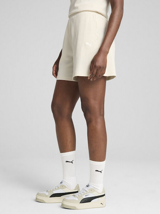 Women's Sporty Shorts Beige
