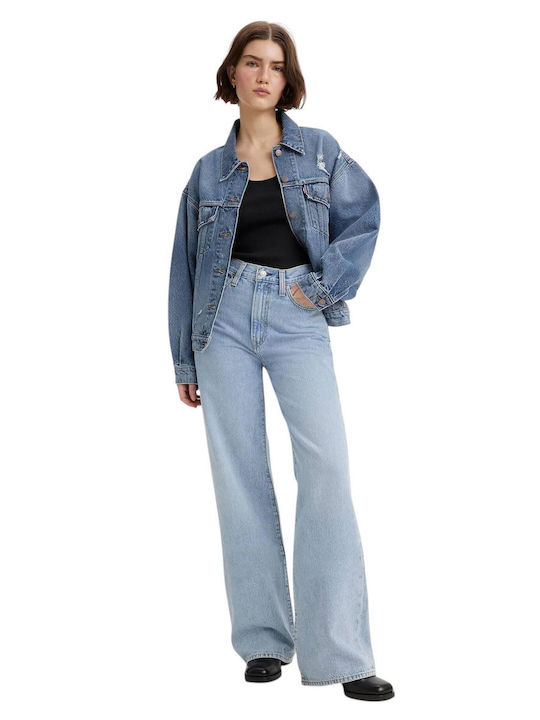 Levi's Ribcage Γυναικείο Jean Παντελόνι Γαλάζιο