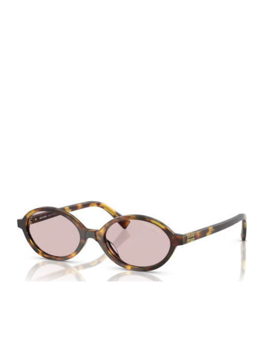 Miu Miu Damen Sonnenbrille mit Braun Schildkröt...