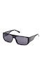 Guess Men's Sunglasses with Black Plastic Frame and Gray Lens GU00136 01A