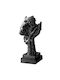 Декоративна фигура 565tnl1323 16x14x33см Черен Aberto Design Полиестер