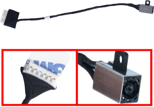 Βύσμα Τροφοδοσίας Dc Power Dell Inspiron 15-3567 Fwgmm 450.0006.0001 Rev A01 Iris 15 Dell Assy Cbl Dc-in V14/15 Fwgmm 0fwgmm 450.09w05.0001​ Dell P63f Κωδ.3430