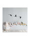 Wall Decor Set of 3 pcs A-g Migrant Birds 899skl2357 Metal