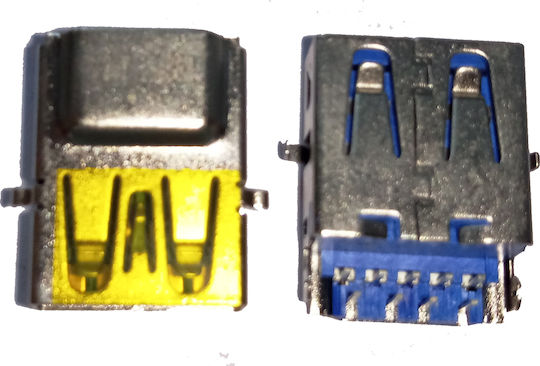 Bύσμα Usb Laptop Usb 3.0 A Type A Female Port 9 Pin Hi Speed Laptop 05 Port Jack Socket Connector Κωδ 1-usb058