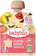 Babybio Frucht-Gemüse-Püree mit Geschmack Apfel - Erdbeere - Vanille 90gr für 6+ Monate